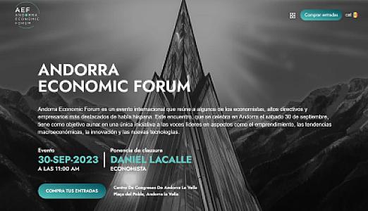 Abast organizes the Andorra Economic Forum AEF, an international event with leading economists, businessmen and entrepreneurs