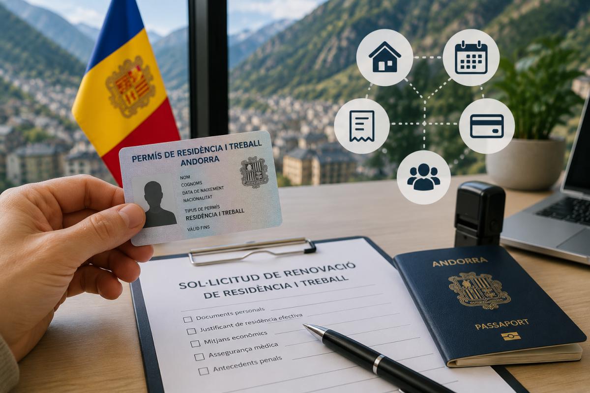 Renovación del permiso de residencia y trabajo en Andorra: requisitos y documentación necesaria