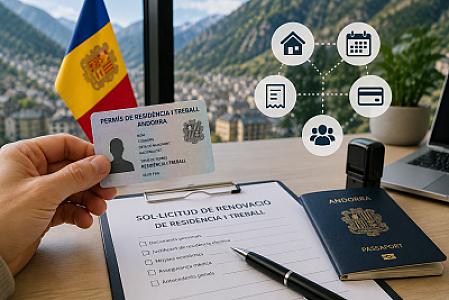 Renovación del permiso de residencia y trabajo en Andorra: requisitos y documentación necesaria